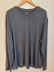 Neu Merino Summit 100% ultrafeine Merinowolle Herren Base Layer grau 2XL Thermo - Bild 1 von 8