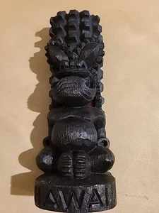 1973 A HIP Original Hawaiian KAHUNA Ankamai God Of Wisdom STATUE 7" Helps Kids - Picture 1 of 6