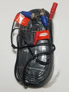 Long Security Camera Cable BNC Extension Power Cord CCTV Home Business DVR Wire - Picture 1 of 3