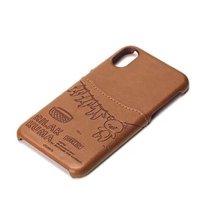 San-X Rilakkuma iPhone X Case with Pocket Casual YY02005 F/S w/Tracking# Japan - Picture 1 of 3