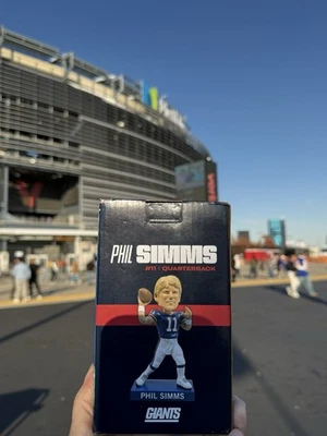 FOREVER COLLECTIBLES 2025 NY Giants Phil Simms Bobblehead SGA New York NFL Hall Of Fame Quarterback
