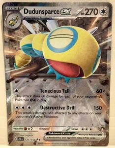 Dudunsparce EX - SV09: Journey Together 121/159 - NM Pokemon - Picture 1 of 2