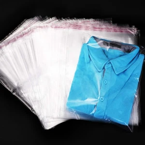 Hotop 100 Pcs 9 x 13 Inch Clear Poly Bags Resealable 8.7 x 12.6 Inches, - Picture 1 of 7