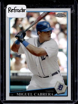 2009 Topps Chrome Miguel Cabrera Refractor #91 Tigers - Image 1 of 2