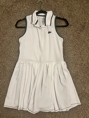 Vestido Tenis Lacoste Blanco Talla 40 EU Foto 1 de 4