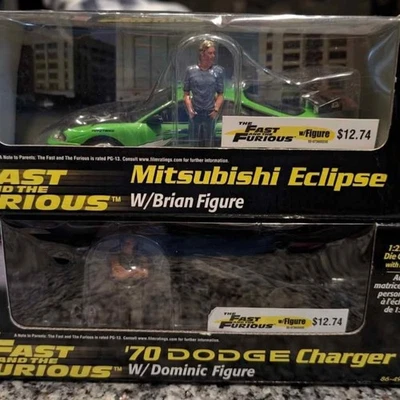 Revell 1/25 Scale The Fast & The Furious Mitsubishi Eclipse w/Brian Figure NIB - Image 1 of 2