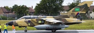 GR-4 Tornado IDS British Fighter Panavia Airplane Mahogany Wood Model Small New - Picture 1 of 1