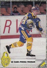 1993-94 Finnish SISU #190 Kari-Pekka Friman