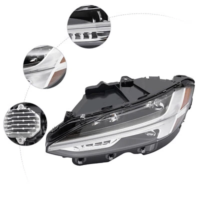 For 2018-2023 VOLVO S90 V90 Full LED Headlight Assembly Head Lamp Left Driver LH - Image 1 of 4