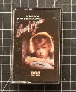 DAVID BOWIE Young Americans CASSETTE 1975 TAPE EARL SLICK Luther Vandross TESTED - Picture 1 of 5