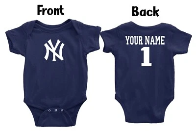 Body de bebé casero New York Yankees. Foto 1 de 3
