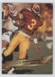 1993 Wild Card Curtis Conway #13 Rookie RC