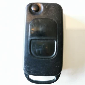 Llavero abatible remoto de 2 botones genuino OEM Mercedes, Siemens 5WK4 697, probado #3 - Imagen 1 de 6