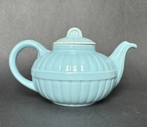 Hall China Victorian Light Blue Murphy Teapot  excellent condition - Picture 1 of 8
