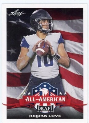 2020 Leaf Draft - All-American Jordan Love #71 (RC) - Image 1 of 2