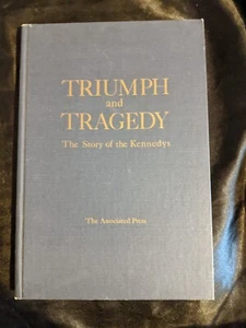 Triumph and Tragedy, The Story of the Kennedys -- The AP 1968 HARDCOVER BOOK - Picture 1 of 4