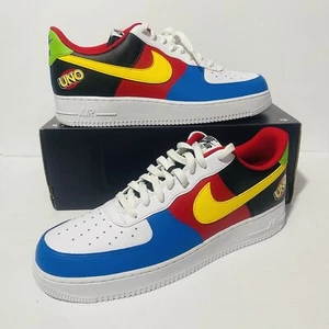 Men’s Size 15 - Nike Air Force 1 Low x UNO 50th Anniversary (DC8887 100) By You - Picture 1 of 9