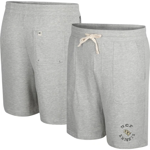 Men's Colosseum Heather Gray UCF Knights Love To Hear This Terry Shorts Cover