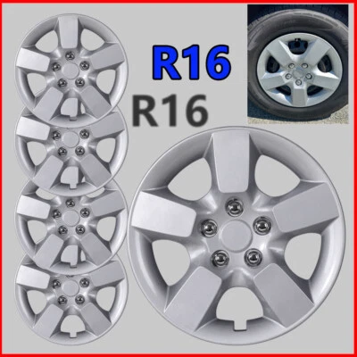 16"inch 4PCS Hubcap For 2008-2015 NISSAN ROGUE/ROGUE SELECT Rim Hub Caps Covers Foto 1 de 4