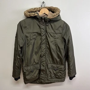 Rebel by Primark Full Zip Hooded Green Jacket Boy’s 12/13 - Picture 1 of 6