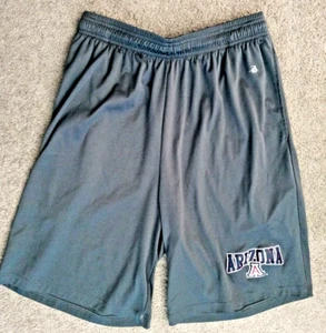 Arizona Wildcats Badger Sport Mens Large Basketball Shorts Athletic Gray - Picture 1 of 11