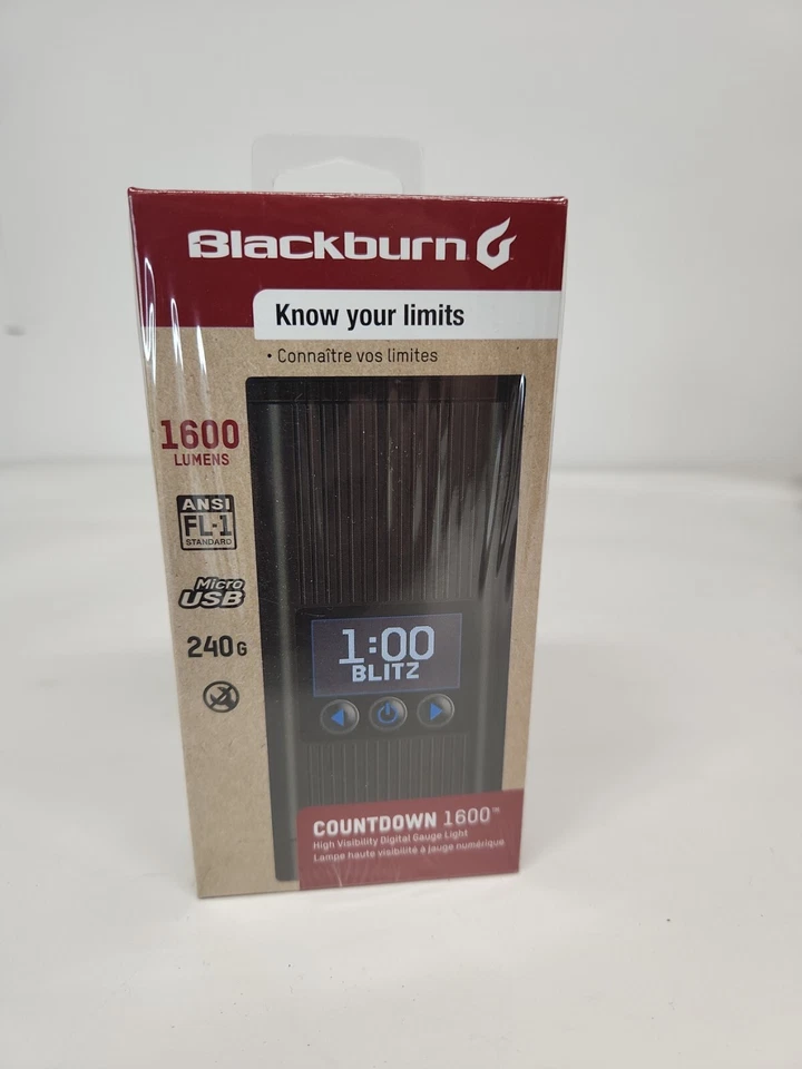 Bike LED Headlight Blackburn PN 7102665 Countdown 1600 Bicycle Head Light