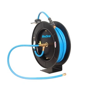 10m Druckluftschlauchtrommel Haspel 1/4" 20bar Automatik Schlauchaufroller W2135 - Bild 1 von 4