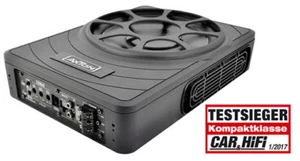 AXTON ATB25P Flat-Aktivsubwoofer 25 cm mit Passivmembran Untersitzbass 180 Watt - Picture 1 of 1