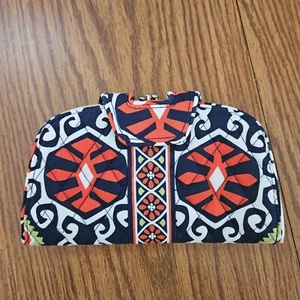 Vera Bradley Clutch Sun Valley Kiss n' Snap Double Kiss Lock Organizer Geldbörse - Bild 1 von 9