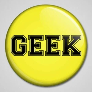 GEEK, NERD oder DWEEB 25mm / 58mm Button Badges / Taschenspiegel - Bild 1 von 9