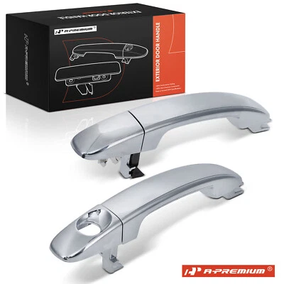 Front LH + RH Chrome Outer Door Handle for Ford FPV Falcon FG FGX 02/2008-2016 - image 1 of 4