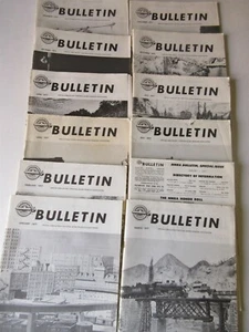 NMRA Bulletin Magazine 12 issues 1977 Model Railroad Model Trains - Picture 1 of 7