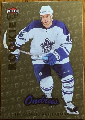 2006-07 Fleer Ultra Gold Medallion Ben Ondrus RC #226 Toronto Maple Leafs - Image 1 of 2