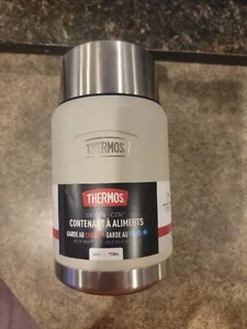 Tarro de almacenamiento de alimentos de acero inoxidable Thermos Icon 24 oz cuchara arenisca NUEVO - Imagen 1 de 1