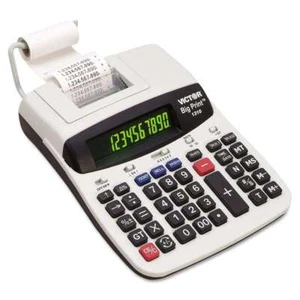 Victor 1310 Big Print Commercial Thermal Printing Calculator, Black Print, 6 Lin - Picture 1 of 2