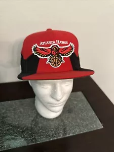 Mitchell & Ness Red/Black NBA Atlanta Hawks HWC Core Basic Snapback 2019 Rare! - Picture 1 of 7