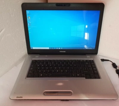 TOSHIBA SATELLITE L450 15.6" AMD SEMPROM 250GB 4GB MEMORY WIN10 PRO - Image 1 of 4