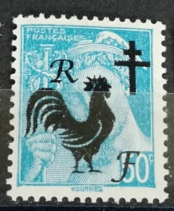 Lokal Frankreich 1944 Befreiungsaufdruck Frankreich Libérée postfrisch - Bild 1 von 1