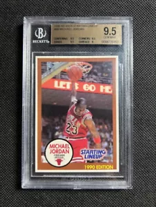 1990 Kenner Starting Lineup SLU Michael Jordan 8B BGS 9.5 Gem MINT Chicago Bulls - Picture 1 of 2