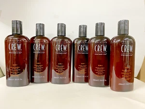 Champú, acondicionador y gel de baño American Crew 3 en 1 8,4 oz (paquete de 6) - Imagen 1 de 3