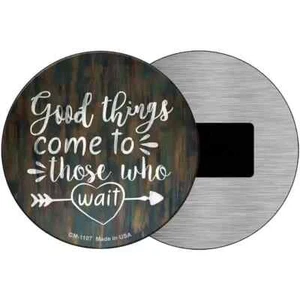 Good Things to Come 3.5" Placa Imán Nevera Refrigerador Cocina Hogar Pared - Imagen 1 de 2
