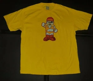 Rare Hulk Hogan Hulkamania Shirt Mens XL Zombie Yellow WWE Officially Licensed - Picture 1 of 8