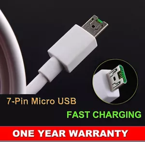 Fast Charging Micro USB Charger Adapter Cable Cord For OPPO R15 /Pro R11 A79 A73 - Picture 1 of 6