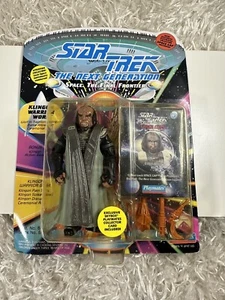 SEALED Vintage Star Trek TNG Klingon Warrior Worf 1993 Playmates with card - Bild 1 von 2