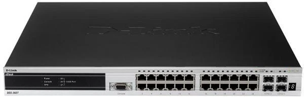 D-Link 24-Port xStack L3 Gigabit Stackable Managed Switch DGS-3627 + Rack Mount - Image 1 of 1