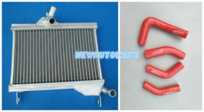 Radiador de aluminio rojo + manguera para 1984-1988 87 Yamaha RZ350 RD350 RD250 RD 350 250 Foto 1 de 4