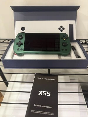 consola de juegos retro portátil powkiddy x55 128gb Foto 1 de 4