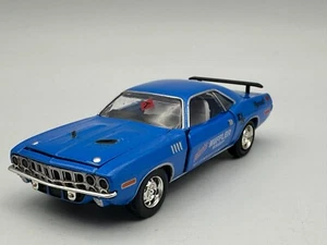 M2 Machines Plymouth Hemi Cuda Dragster, Blue, Atlantic Muffler Shop, 1:64 - Picture 1 of 11