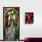 Old Town Street Door Stickers Wall Decal Self-Adhesive Murals Scenery Home Deco
