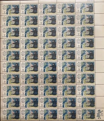 Hoja de estampillas de Estados Unidos como nuevas SC# 1322 ¡Mary Cassatt MNH con el Sr. Zippy! Foto 1 de 2